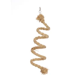 Adori Natural Bungee Swing - Vogelspeelgoed - 40x16x12 cm Multi-Color