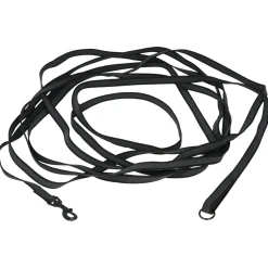 Adori Nylon Anti-Sliplijn Met Handvat - Hondenriem - 1000x2 cm Zwart L