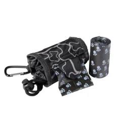 Adori Poepzakjes Met Soft Houder - Hondenpoepzakjes - Zwart 2x20 stuks