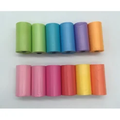 Adori Poepzakjes Regenboog - Hondenpoepzakjes - Multi-Color 12 Rollen