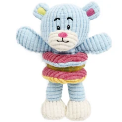 Adori Puppy Speelgoed Beer-Koe - Hondenspeelgoed - 19x15 cm Multi-Color