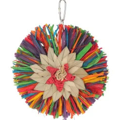 Adori Rainbow Raffia - Vogelspeelgoed - 16 cm Multi-Color