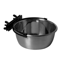 Adori Rvs Bak Met Schroefbevestiging - Hondenvoerbak