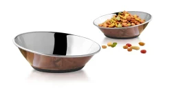 Adori Rvs Voerbak Non-Slip S Bruin - Kattenvoerbak