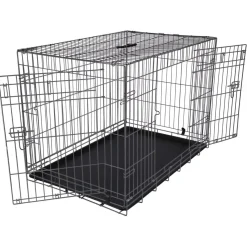 Adori Safety+ Bench Met 2 Deuren Grijs - Hondenbench