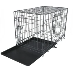 Adori Safety+ Bench Met 2 Deuren Grijs - Hondenbench