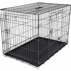 Adori Safety+ Bench Met 2 Deuren Grijs - Hondenbench