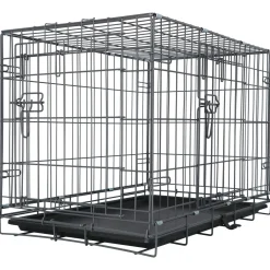 Adori Safety+ Bench Met 2 Deuren Grijs - Hondenbench