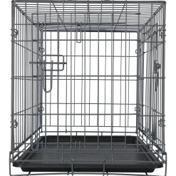 Adori Safety+ Bench Met 2 Deuren Grijs - Hondenbench