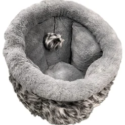 Adori Slaapmand Mila - Kattenbed - 40x32 cm Grijs Print