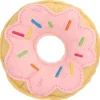 Adori Speelgoed Donut Donnie - Kattenspeelgoed - Ø7.8x1.5 cm Roze Beige