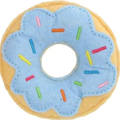Adori Speelgoed Donut Donnie - Kattenspeelgoed - Ø7.8x1.5 cm Roze Beige