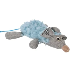 Adori Speelgoed Fluff Bigmouse - Kattenspeelgoed - 34x17x7.5 cm Blauw