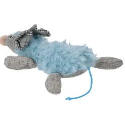 Adori Speelgoed Fluff Bigmouse - Kattenspeelgoed - 34x17x7.5 cm Blauw