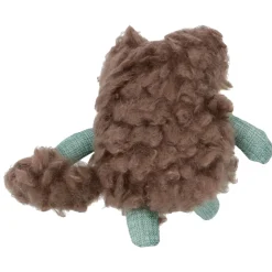 Adori Speelgoed Fluff Kat - Kattenspeelgoed - 12x13x2.5 cm Bruin