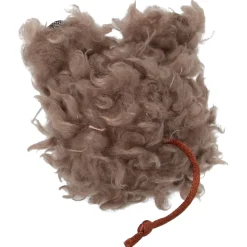 Adori Speelgoed Fluff Muisje - Kattenspeelgoed - 14x6x5 cm Bruin