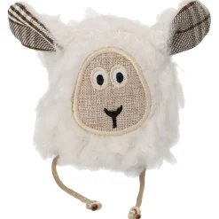 Adori Speelgoed Fluff Muisje - Kattenspeelgoed - 15x10x3 cm Wit