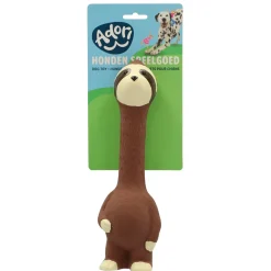 Adori Speelgoed Latex Luiaard - Hondenspeelgoed - 27 cm Bruin L