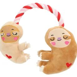 Adori Speelgoed Lovely Couple - Hondenspeelgoed - 20x22.5 cm Multi-Color