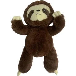 Adori Speelgoed Sweet Luiaard - Hondenspeelgoed - 40 cm Bruin Xl