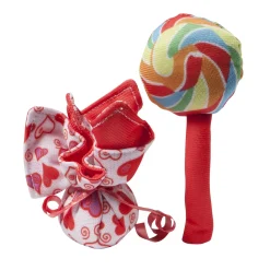 Adori Speeltje Bal Met Lolly - Kattenspeelgoed - 11 cm Multi-Color