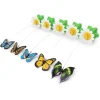 Adori Speeltje Butterfly - Kattenspeelgoed - 8x5.5x21 cm Groen Wit Geel