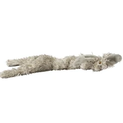 Adori Speeltje Supersoft Konijn Met Piep - Hondenspeelgoed - 56x12 cm Grijs