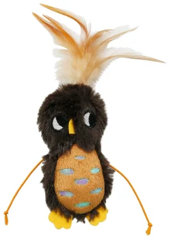 Adori Speeltje Uil Met Catnip - Kattenspeelgoed - 15 cm Bruin