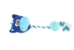 Adori Speeltje Vogel Flostouw & Bal - Hondenspeelgoed - 40 cm Assorti