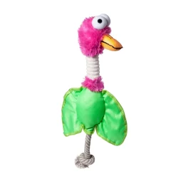 Adori Speeltje Vogel Met Pieper - Hondenspeelgoed - Multi-Color per stuk