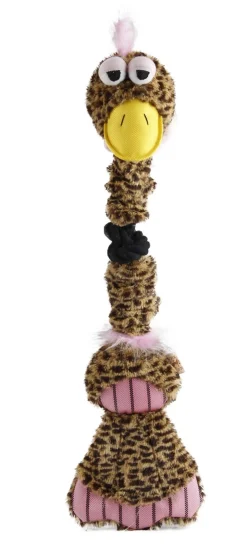 Adori Speeltje Vogel Pluche - Hondenspeelgoed - 65x16 cm Assorti