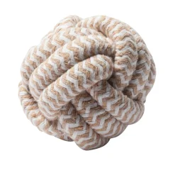 Adori Speeltouw Bal 132 Gram - Hondenspeelgoed - Ø8 cm Beige