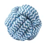 Adori Speeltouw Bal - Hondenspeelgoed - Ø6 cm Blauw Wit