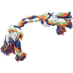 Adori Speeltouw Super 390 Gram - Hondenspeelgoed - 60 cm Blauw Wit