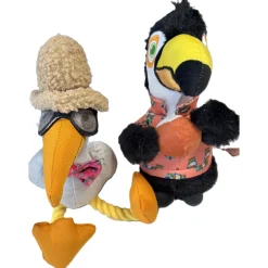 Adori Summer Birds - Hondenspeelgoed - 22.5x17x9.5 cm Assorti