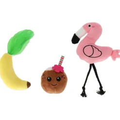 Adori Toy Flamingo. Coconut. Banana - Kattenspeelgoed - Assorti