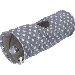 Adori Tunnel Dotty - Kattenspeelgoed - Ø26x67 cm Grijs