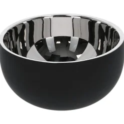 Adori Voerbak Dubbelwandig Bijou - Hondenvoerbak - Ø15.5x8 cm Zwart