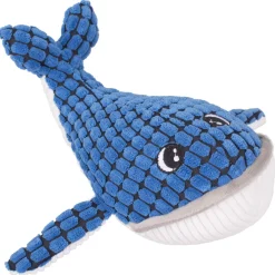 Adori Walvis - Rog - Hondenspeelgoed - 24 cm Blauw