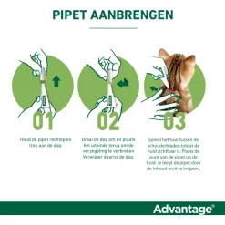 Advantage Kat 4 pip - Anti vlooienmiddel