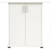 Akvastabil Kast Akvastabil  Family 80 - Aquariummeubel - 80x35x79 cm Wit Zilvergrijs