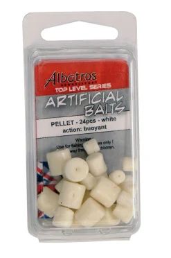 Albatros Artificial Pellet - Baits - Wit 3x8 stuks Karper