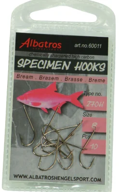 Albatros Haak Specimen Brasem 270h 10 stuks - Enkele Haak