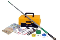 Albatros Hengel & Gevulde Viskoffer - Hengels - 31x16x15 cm per set Witvis