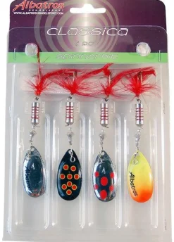 Albatros Spinner Classica - Spinners - 9 g 4 stuks Bladmaat 4