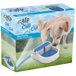 All For Paws Chill Out Drinkfontein - Hondendrinkbak - 29x27x10 cm Wit