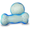 All For Paws Chill Out Ice Ball - Hondenspeelgoed - Ø9 cm Blauw Wit