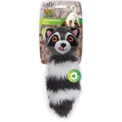 All For Paws Dig It-Tree Friend Raccoon - Hondenspeelgoed - 20x9x6 cm Multi-Color