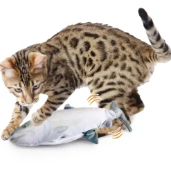 All For Paws Fish Sardine - Kattenspeelgoed - 28x12x5.5 cm Multi-Color