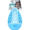 All For Paws Holey Egg Indestructible M - Hondenspeelgoed - Ø7.5x12 cm Blauw